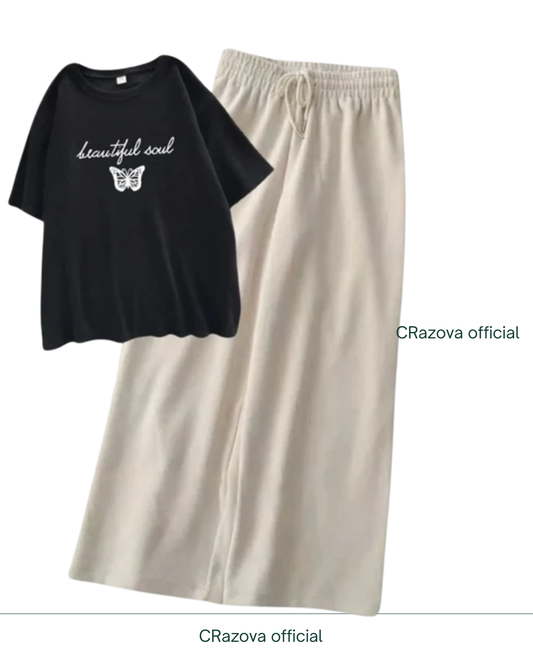 Beautiful Soul Tee & Cream Flapper