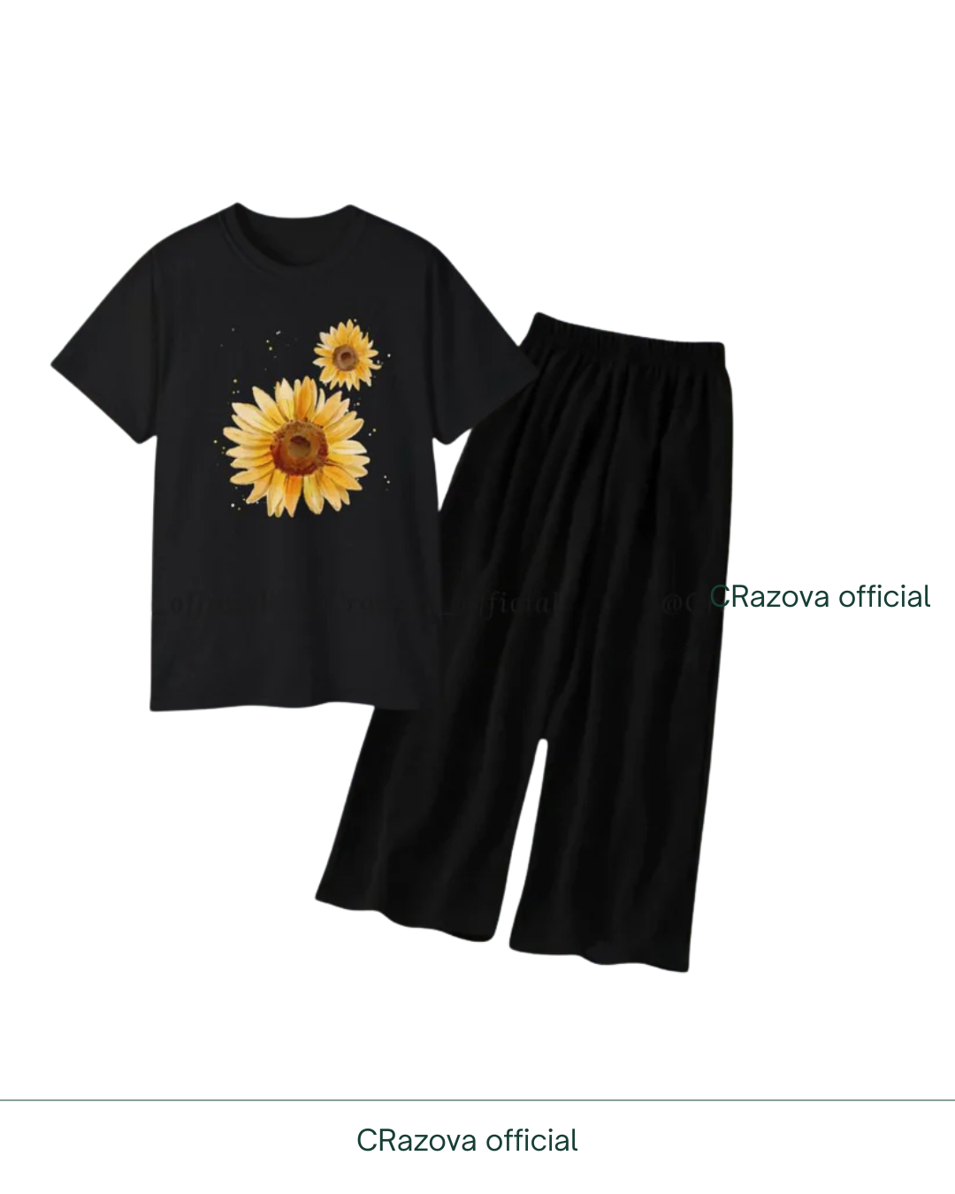 Sun Flower Tee & Flapper
