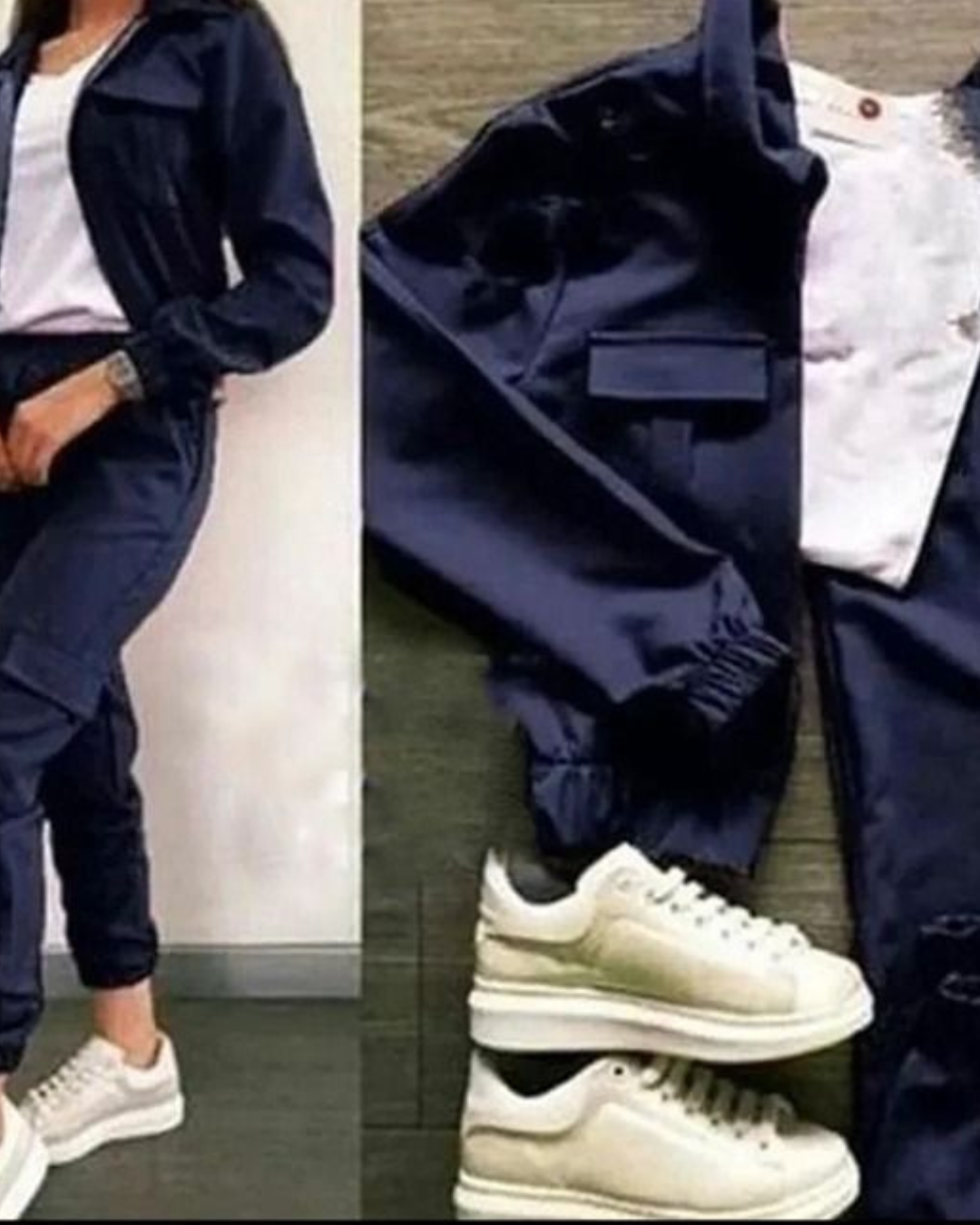 3 Pcs Winter Pocket Style Tracksuit - Crazova Official