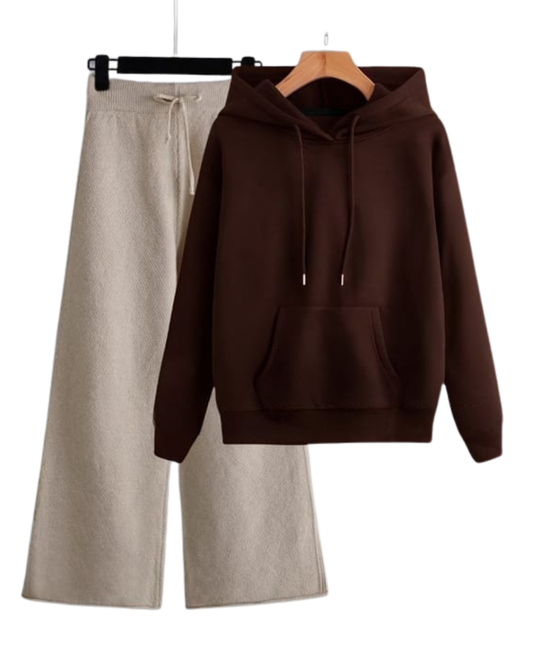 Brown Hoodie And Flapper - Crazova Official