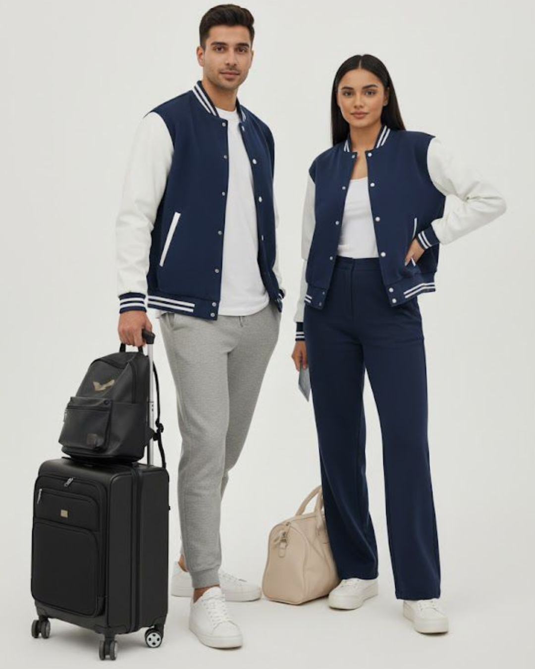Petroleum Blue Varsity Jackets For Winter - Crazova Official