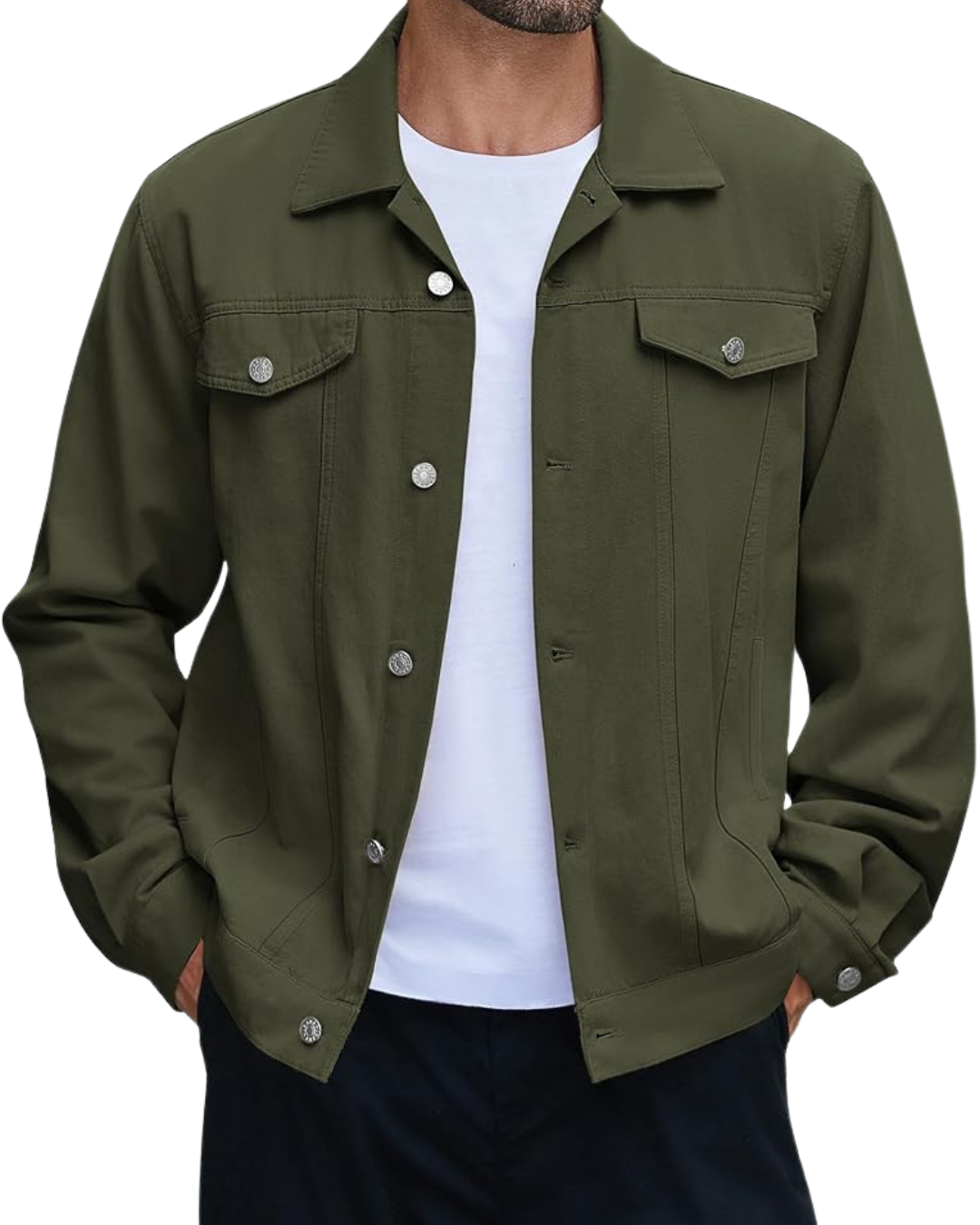 UNISEX DENIM GREEN JACKET - Crazova Official