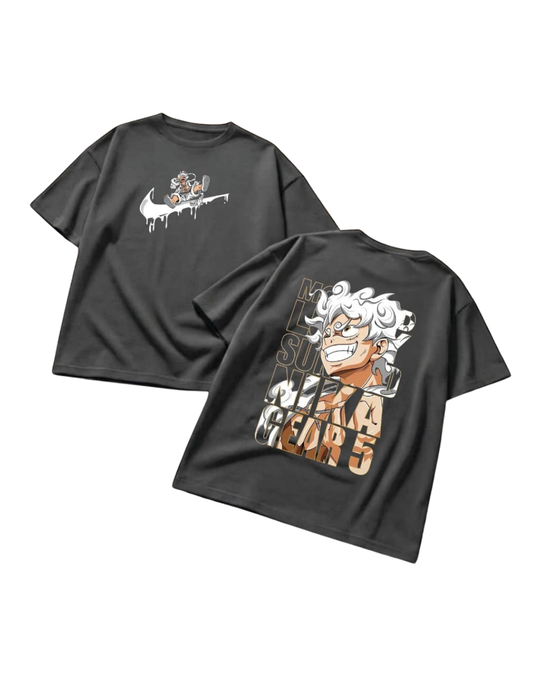 Gear 5 Anime Oversized Drop Shoulder T-Shirt