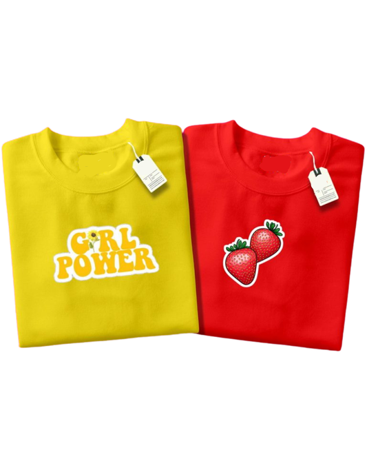 Pack of 2 Graphic Sweatshirt - Crazova Official