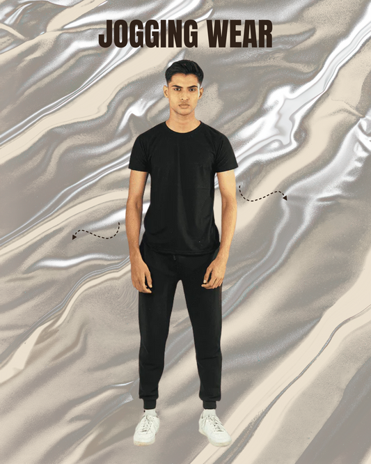 Plain Half Sleeves T-Shirt with Trouser - Crazova Official