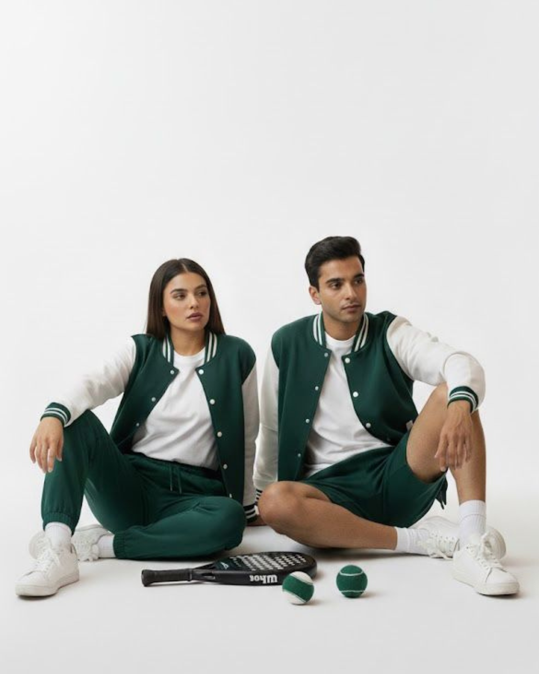 Bottle Green Varsity Jackets For Winter - Crazova Official