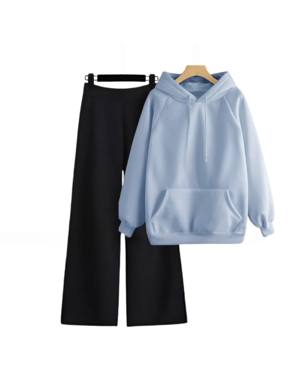 Plain Hoodie And Flapper - Crazova Official