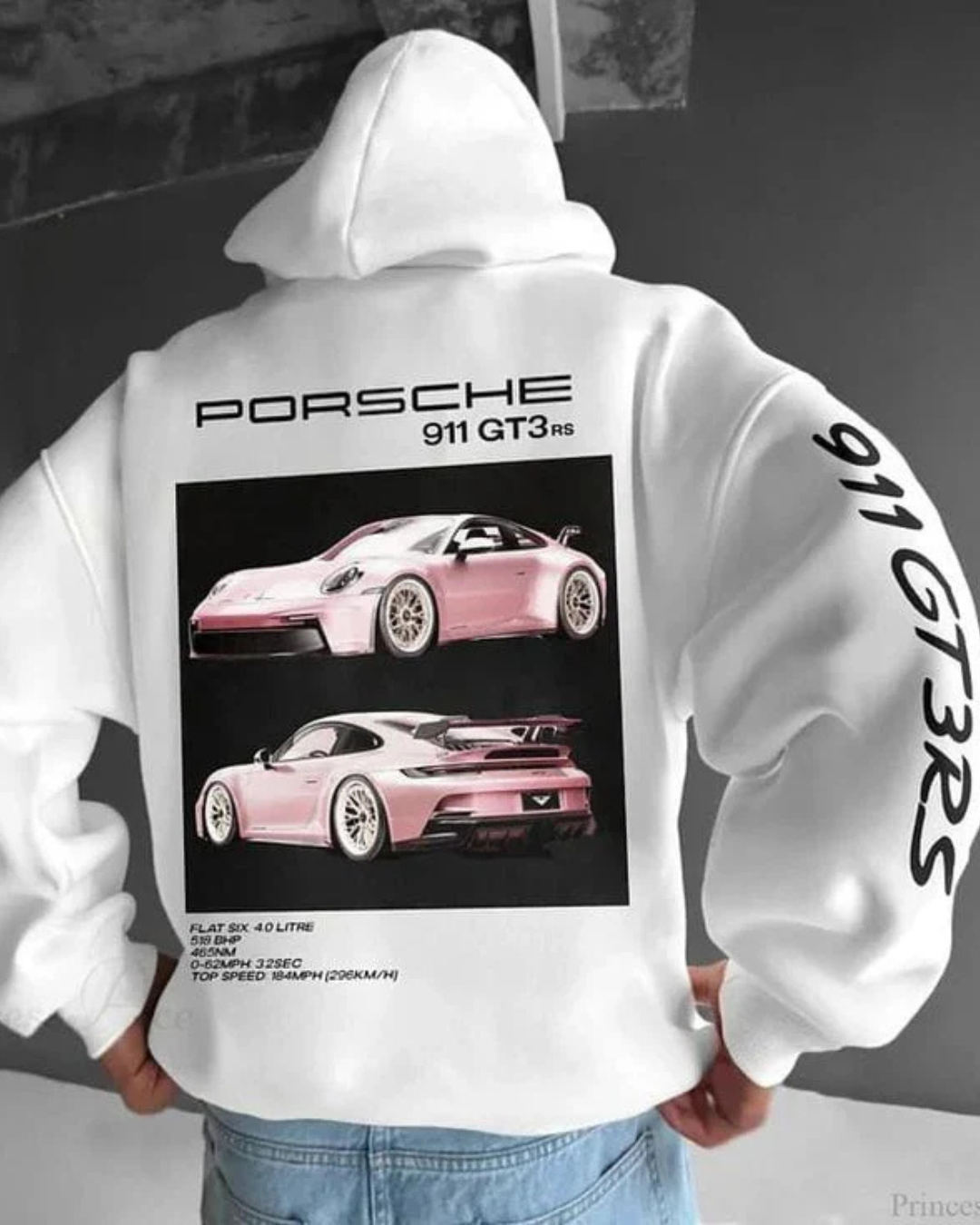 PORSCHE Unisex Printed Hoodie - Crazova Official