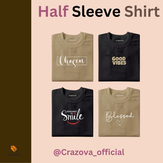 Pack of 4 Printed Tees