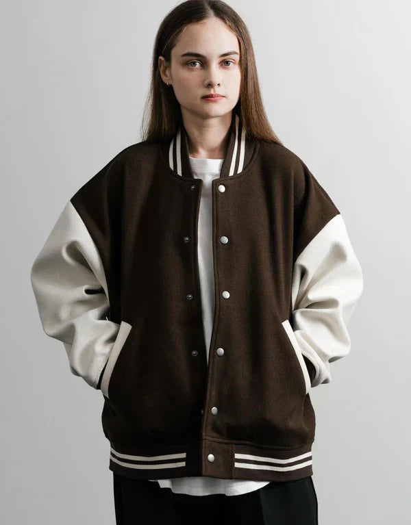Darke Brown  Varsity Jackets For Winter - Crazova Official