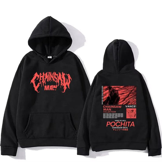 CHAINSAW MAN Unisex Printed Hoodie - Crazova Official